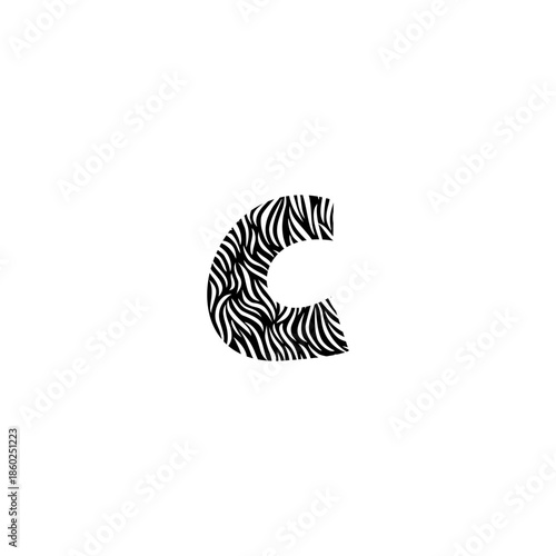 Soft Feather Quill Letter C C...