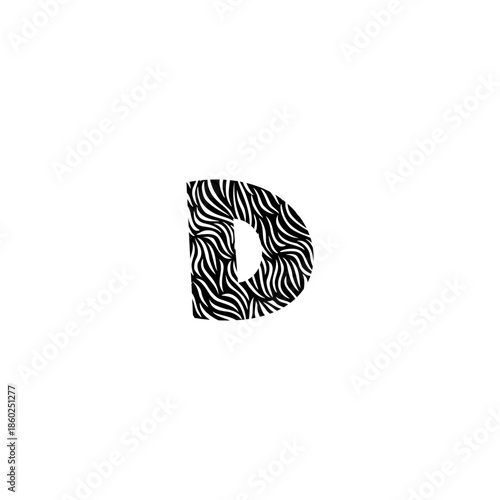 Soft Feather Quill Letter D C...