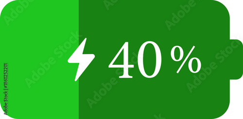 Battery Percentage Icon. Battery charge level indicators showing different power levels isolated on transparent background. Monochrome battery charge level indicator icons.