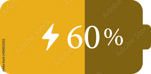 Battery Percentage Icon. Battery charge level indicators showing different power levels isolated on transparent background. Monochrome battery charge level indicator icons.