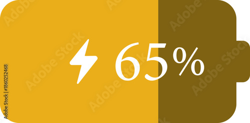 Battery Percentage Icon. Battery charge level indicators showing different power levels isolated on transparent background. Monochrome battery charge level indicator icons.