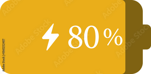 Battery Percentage Icon. Battery charge level indicators showing different power levels isolated on transparent background. Monochrome battery charge level indicator icons.