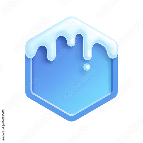blue design on transparent