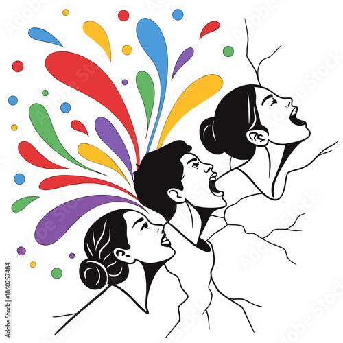 The Symphony of Liberation: Breaking Through the Silence into a Spectrum of Self-Expression