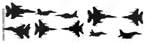 fighter jet silhouette