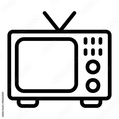 television line icon
