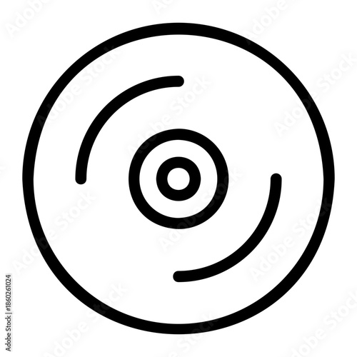 vinyl line icon