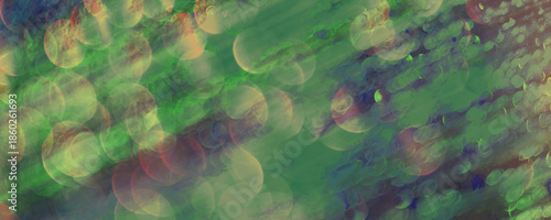 abstract colorful background with bokeh