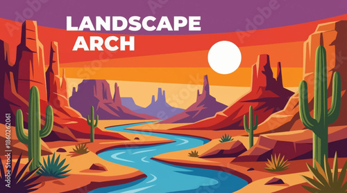 Landscape Arch stretches as one of the longest natural stone arches in the world, highlighting extreme geological fragility, desert erosion forces, and minimalist rock structure in Arches National Par
