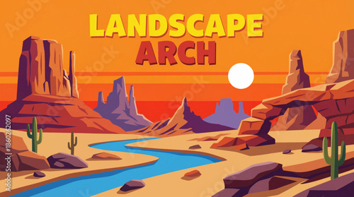 Landscape Arch stretches as one of the longest natural stone arches in the world, highlighting extreme geological fragility, desert erosion forces, and minimalist rock structure in Arches National Par