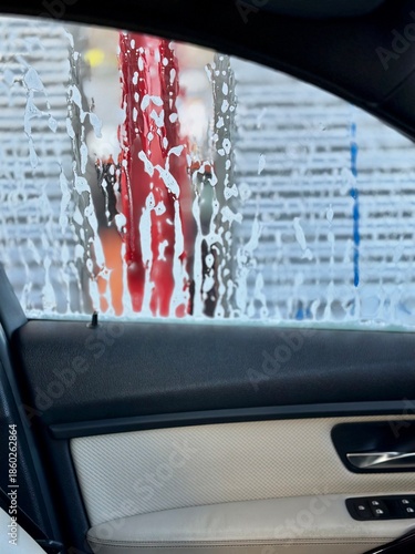 Car window washing