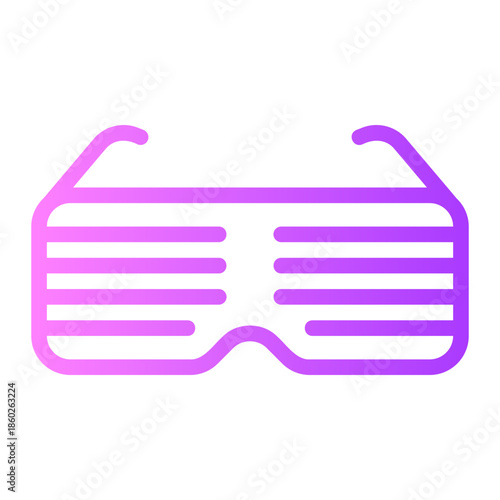 glasses gradient icon