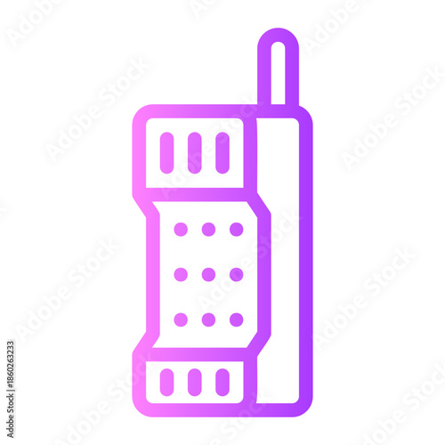 mobile phone gradient icon
