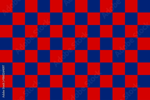 Retro diner seamless red and white checkered tablecloth pattern for vintage cafe and kitchen design