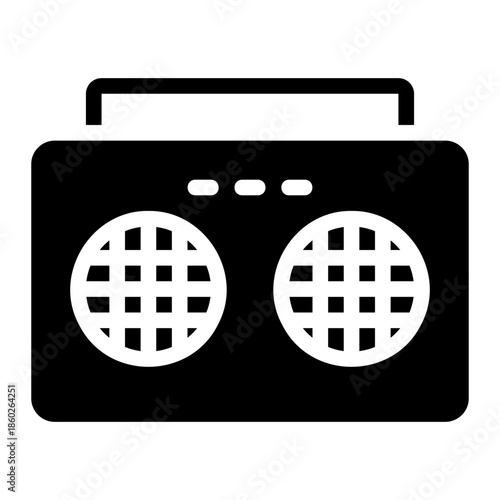 radio glyph icon