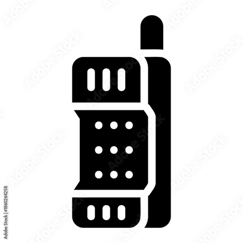 mobile phone glyph icon