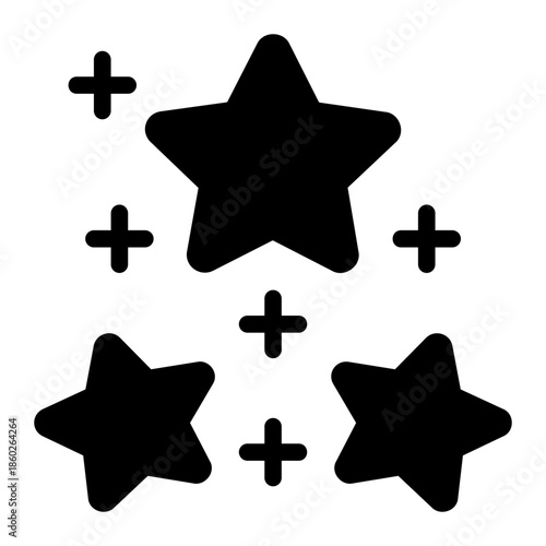 stars glyph icon