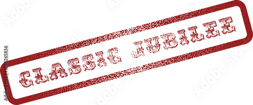 Distinguished Classic Jubilee Distressed Rubber Stamp Design for Milestone Events and Celebrations