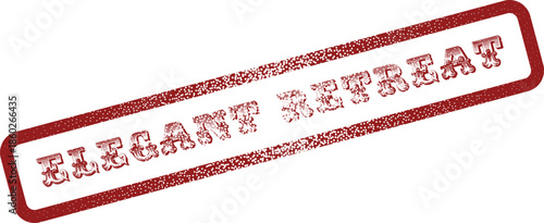 Elegant Retreat stamped mark indicating a luxurious destination or exclusive getaway experience