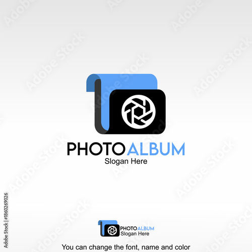 The Photo Album logo symbolizes a platform or application for storing, organizing, and preserving digital photo memories.