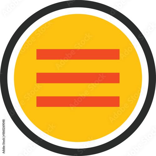 Hamburger menu icon vector collection. vector sign illustration. three line with round icon. Menu Button Icons Pack Symbol. Hamburger Menu Flat Icon. Menu Icons Vector Design Elements. round drop down