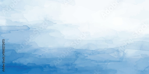 Smooth Cerulean Watercolor Texture with Fluid Layers for Modern Branding and Web Layouts