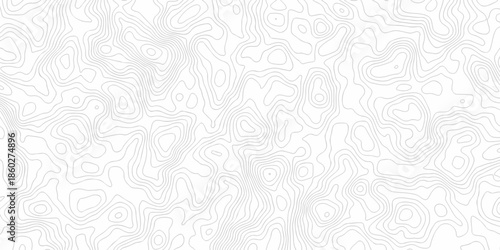Minimal seamless area vector topo paper lines. Topographic contour lines grid map pattern design. Geographic mountain relief. Contour paper maps. Topo contour paper map background design.