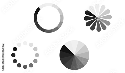 Colorful flower pie chart infographic with 1 to 12 equal segments, vibrant circular diagram showing full hue spectrum, radial color palette for data presentation, design, and learning visuals.