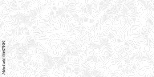 Minimal seamless area vector topo paper lines. Topographic contour lines grid map pattern design. Geographic mountain relief. Contour paper maps. Topo contour paper map background design.