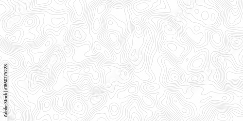 Minimal seamless area vector topo paper lines. Topographic contour lines grid map pattern design. Geographic mountain relief. Contour paper maps. Topo contour paper map design.