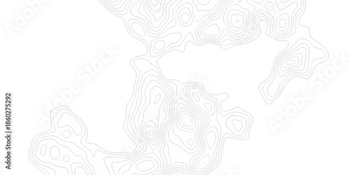 Minimal seamless area vector topo paper lines. Topographic contour lines grid map pattern design. Geographic mountain relief. Contour paper maps. Topo contour paper map background design.