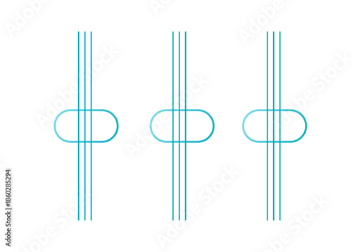 Pillars and Pills Illusion Visual Perception Puzzle