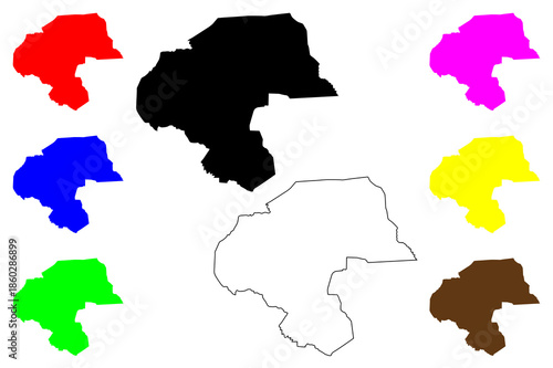 Malaybalay city (Northern Mindanao Region, Republic of the Philippines, ROP) map vector illustration, scribble sketch Malaybalay map