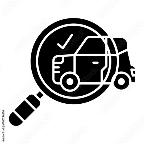 Car diagnostic technology icon