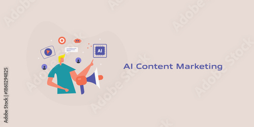 AI content marketing, brand visibility at scale. Create content using AI and automate cross platform distribution.
