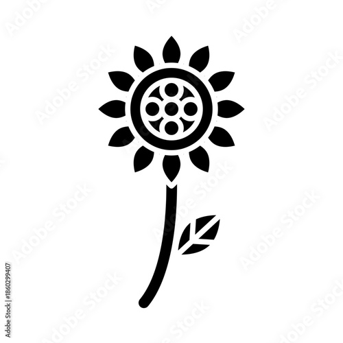 Sun flower icon