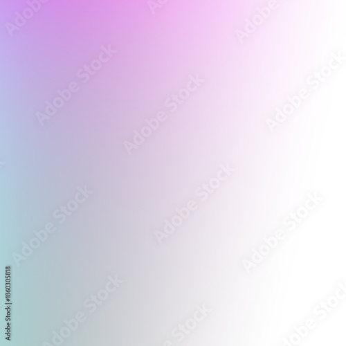 Fotografie Gradient of purple and teal fading to blue on transparent background