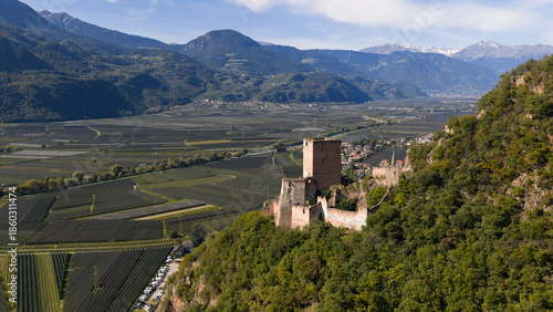 Wallpaper Mural Castel Maultasch Neuhaus Castle Ruin Aerial Torontodigital.ca