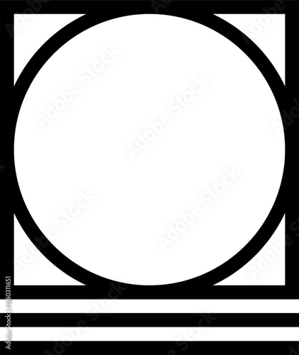 Advanced drying cycle. Square with a circle inside and underlined by two lines. Information on the garment label. Marking. Warning symbol.