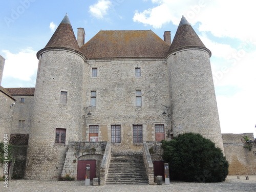 Old castle in Nemours - France
