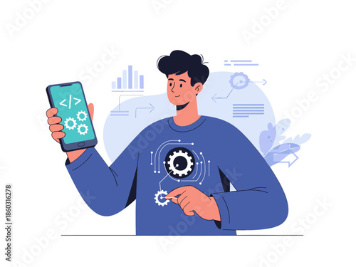 Mastering SEO with Vector Illustrations