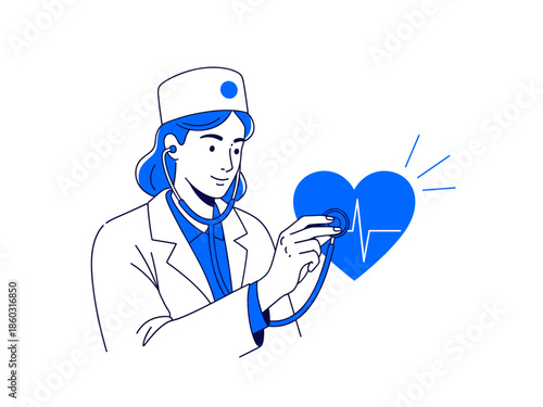 Heart Health Checkup by Professional Doctor
