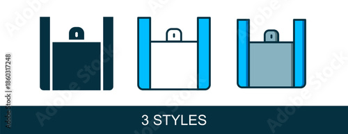 Filled outline Online ordering and fast food delivery icon isolated on white background. Vector