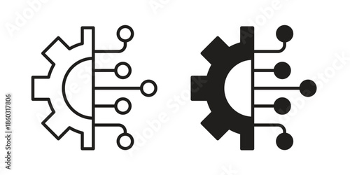 Transform icons. glyph icon vector on white background. Flat and line vector