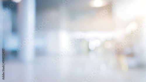 Wallpaper Mural Abstract blurred interior lobby with soft lighting and bokeh circles Torontodigital.ca