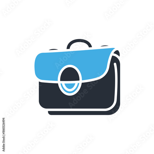 briefcase icons minimalist flat style design, briefcase  Vector illustration on white background