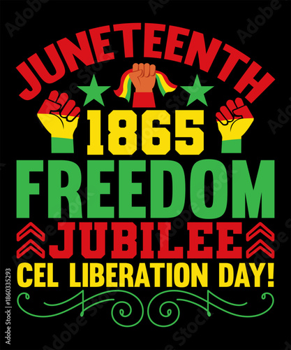 Juneteenth 1865 freedom jubilee cel liberation day!