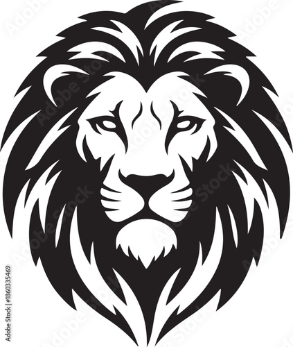 50 Lion Head Silhouette Icon Bundle