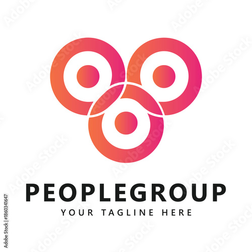 People group logo template