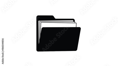 Black combat boot isolated on a white background a striking silhouette